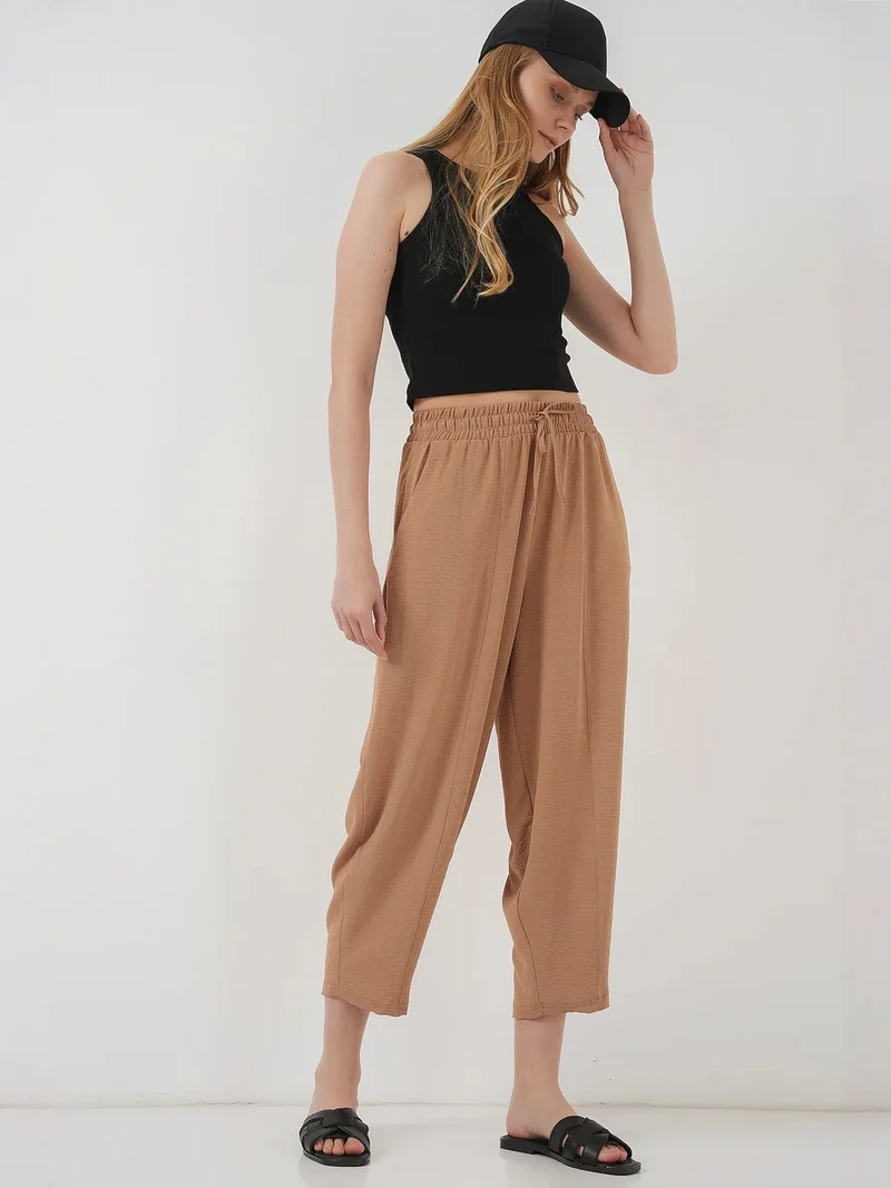 بيغ دارت BDART Textured Salwar Pants with Drawstring Waist
